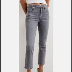 Amo Chloe Crop Grey Skies